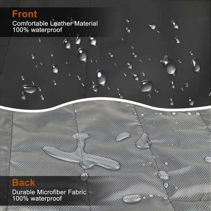 Килимок для собак та котів на вулицю та в будинок YFbrite, водонепроникний, з штучної шкіри, для кемпінгу (S)