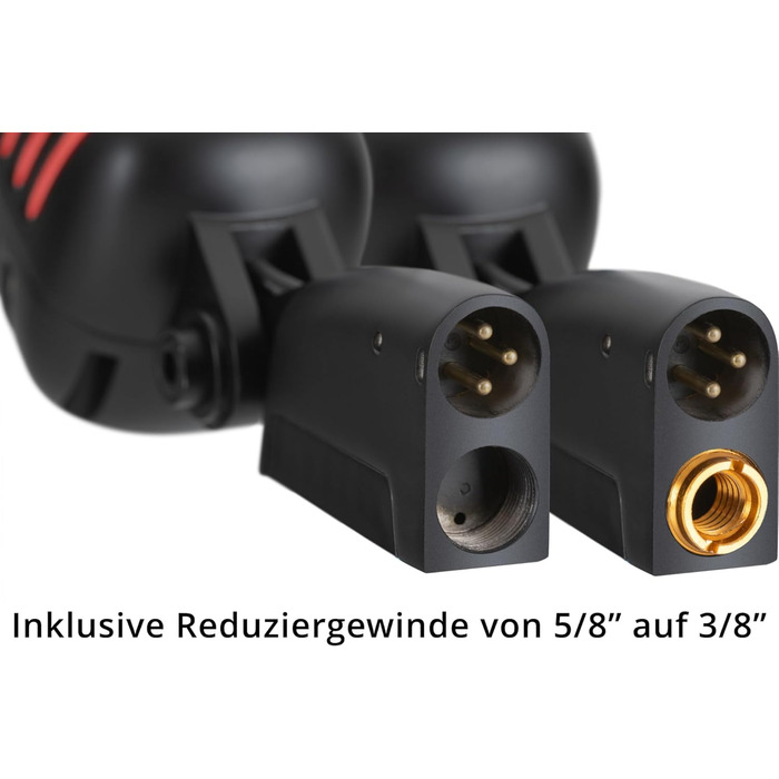 Pronomic DM-66R: Ретро мікрофон для вокалу, динамічний, чорно-червоний