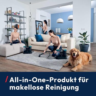 Очисник килимів та м'яких меблів Hoover HS5 - миття та сушка, 1.5л бак, 400W, для дому та тварин, преміум