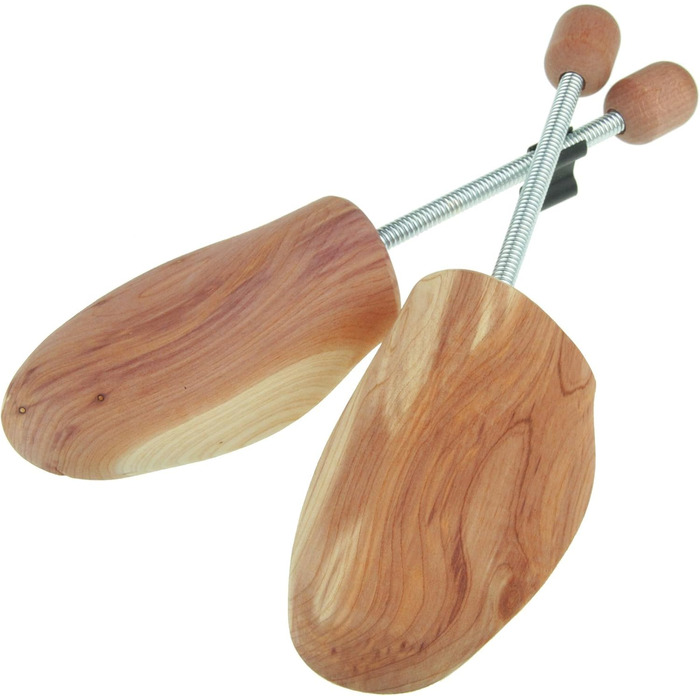 Max Basic Cedar Shoe Spreader, Shoe Stretcher, Shoe Former made of Cedarwood for Women and Men, Set of 3 Pairs