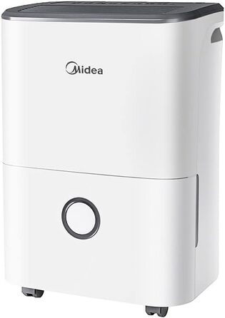 Зволожувач повітря Midea DF-20DEN7-WF, 20л/24г, 100м³, білий, з Wi-Fi, таймер 24г, бак 3л