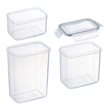 Relaxdays 10-Piece Storage Containers with Lids