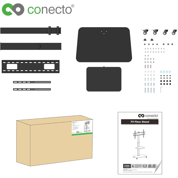 Підставка для телевізора conecto SA-CC50864 (чорна) 37-75