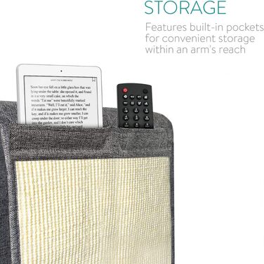 Navaris Cat Scratch Mat Scratch Protection Sofa - with 2 compartments - 128 x 45 cm Sisal Scratch Rug for Cat - Couch Cat Scratch Mat - also for Dogs