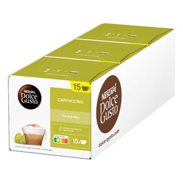 Кавові капсули NESCAFÉ Dolce Gusto Cappuccino, 30 капсул (набір 3 упаковки), 349.67 г