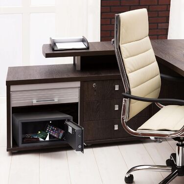 Сейф офісний Tresor COMPACT III, сталевий, чорний, 20x31x20 см, електронний замок, об'єм 25.5 л