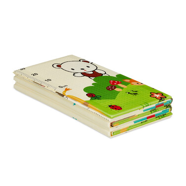 Relaxdays Foldable Play Mat with Animal Motifs