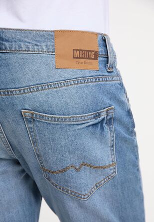 Джинси чоловічі MUSTANG Oregon Bootcut, стрейч, деним, сині/чорні, розміри 30-44