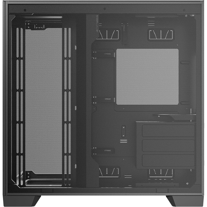 Корпус Antec C8 для RTX 40: двокамерний, з підтримкою 360 мм радіатора, без інструментів, Typ-C, високий повітряний потік