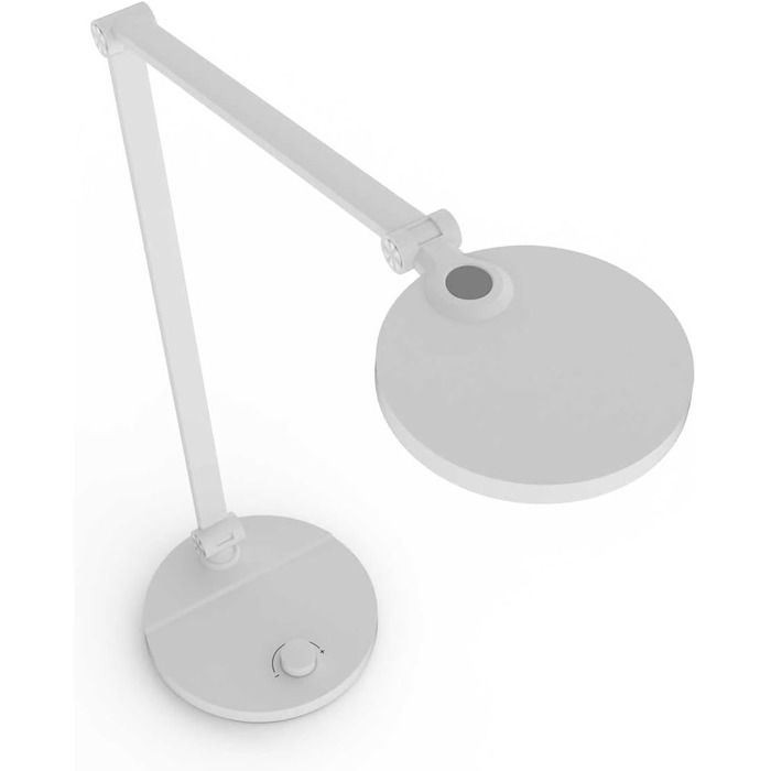 LED настільна лампа FeinTech LTL00121 з регулюванням яскравості та поворотним вимикачем (білий)