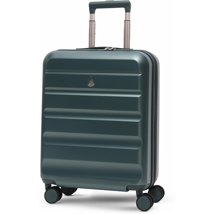 Ручний багаж Aerolite, розширюваний, 55x40x20/23 см, 4 колеса, зелений. Підходить для Lufthansa, Eurowings, Condor, Wizz Air.