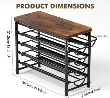 Тримач для капсул кави Dolce Gusto, 5-ярусний металевий ящик для капсул з тихими направляючими та антиковзними ніжками (на 72 капсули)