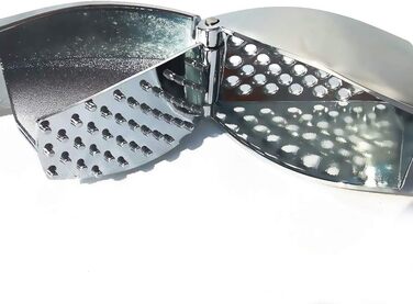 Прес для часнику з нержавіючої сталі, професійний подрібнювач часнику, прес-подрібнювач часнику, легко очищається, міцний