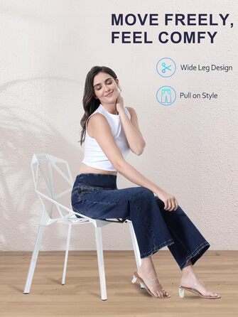 Джинси жіночі Baggy з високою талією, широкі, укорочені прямі, еластичні, літні, колір - темний індиго