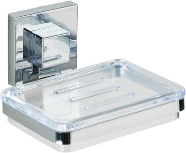 WENKO Vacuum-Loc® Soap Holder Quadro Stainless Steel
