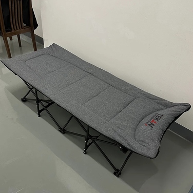 Ліжко з матрацом Tekan, 190 см x 66 см, сіре