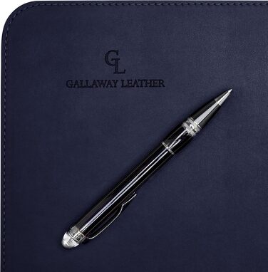 Підкладка для столу Gallaway з шкіри, 91,5x43 см (чорний)