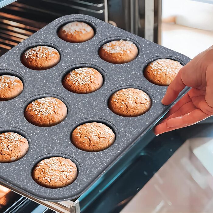 Набір посуду для індукційної плити 30 предметів синьо-сірого кольору з гранітним покриттям, антипригарні каструлі та сковороди