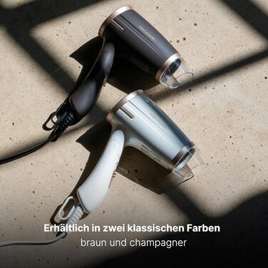 Фен ProfiCare® PC-HT 3009 шампань | Складаний, 1400W, 2 режими, холодний обдув, захист від перегріву