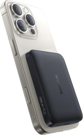 Power Bank Baseus Enerfill MagSafe 10000mAh 22.5W Чорний - Бездротова зарядка MagSafe для iPhone