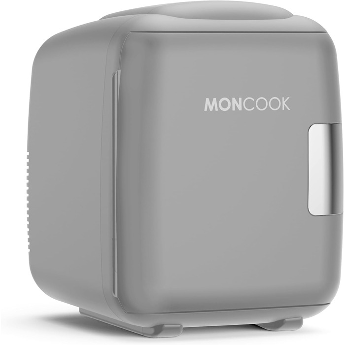 Міні-холодильник MONCOOK для спальні: компактний, портативний, тихий. Охолодження та підігрів. Ідеально для дому, офісу, авто, подорожей. Білий (14L)