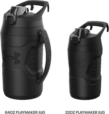 Пляшка спортивна термос Under Armour з ручкою, 907.2 г, чорна - для бейсболу, футболу та інших видів спорту, герметична