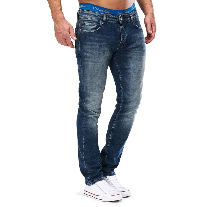 Чоловічі джинси Merish Slim Fit Stretch Denim 9148-2100, сині 33W/32L