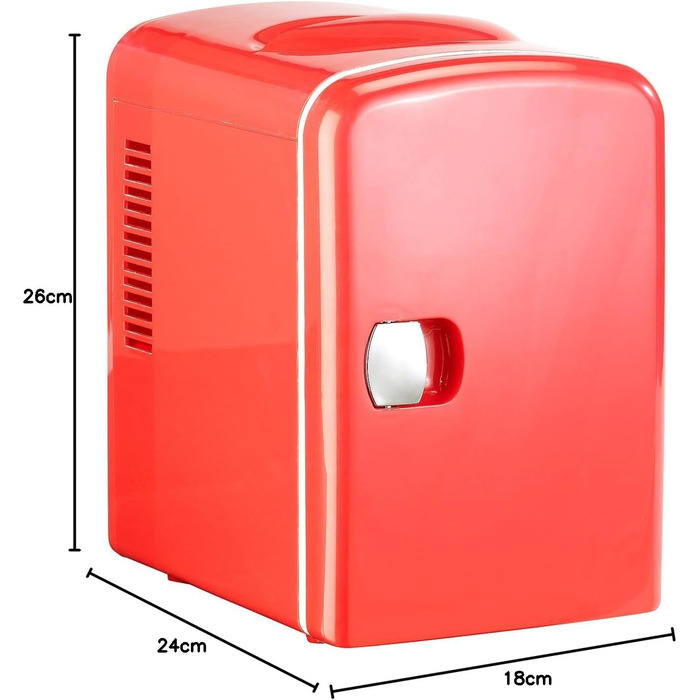 Міні-холодильник Rosenstein & Söhne для подорожей: 4 л, 12/230 В, з функцією підігріву, блакитний