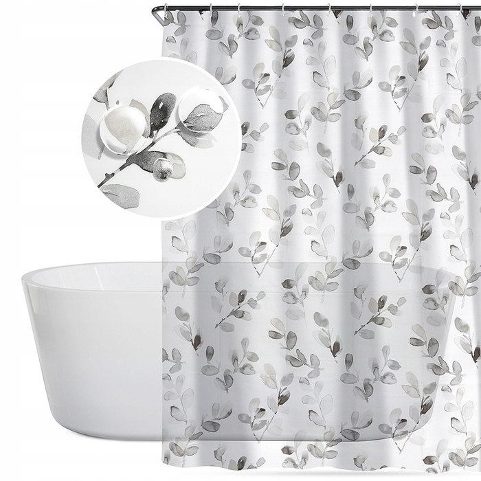 Штора для душу вінілова Vilde 180 x 180 см