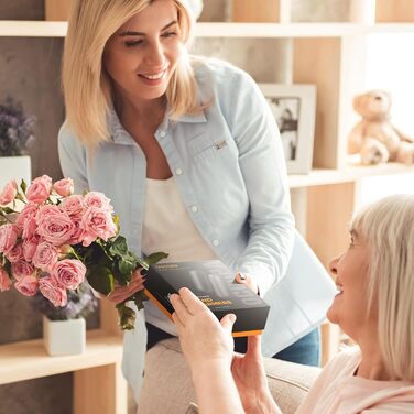 Ручний обігрівач OCOOPA UT2S Mini, 5200mAh, 2 шт., Магнітний, Електричний, Перезарядний, для кемпінгу та активного відпочинку, подарунок для жінок та чоловіків (чорний, рожевий)