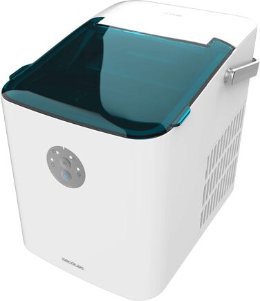 Машина для приготування льоду Cecotec Chillin' Ice 1200 Go, 12 кг/день, 120 Вт, 2 розміри кубиків, швидке заморожування 6-8 хв
