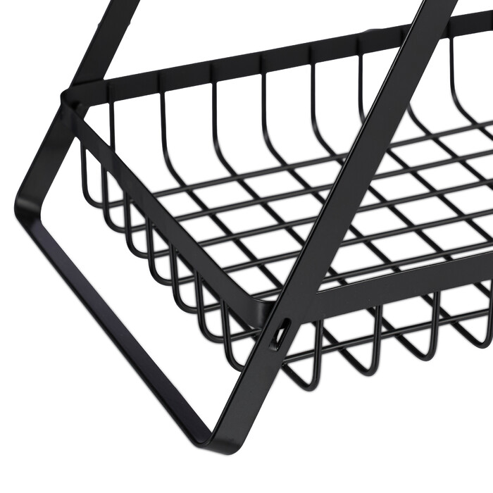 Relaxdays Fruit Basket, 2-Tier Etagere