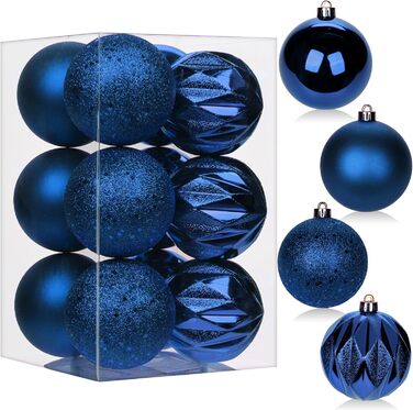 5 см золоті ялинкові кулі-орнаменти, 30 шт. - міцний пластик, для прикраси ялинки на Новий рік