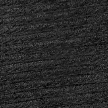 Килимок для собак Wallace & Jone Cardi, 60x45 см, чорний, з широкого корду, для маленьких собак