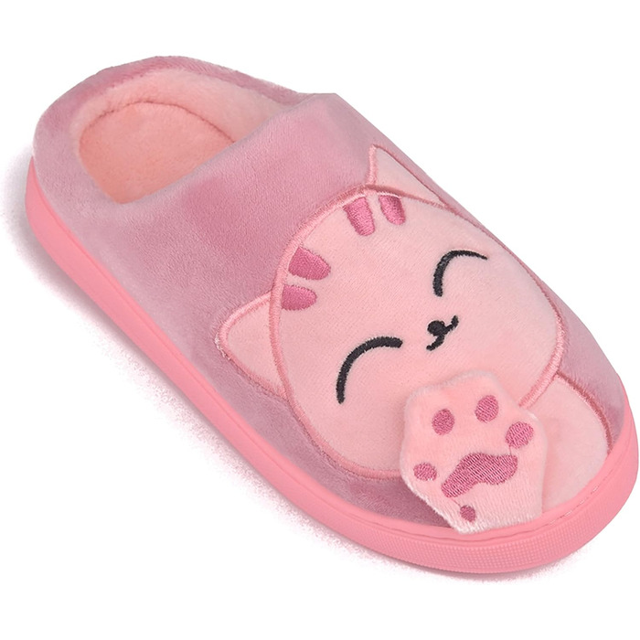 Тапочки додому JackShibo для жінок та чоловіків, зимові, плюшеві, теплі, з фетру, зручні (36/37 EU, червоні)