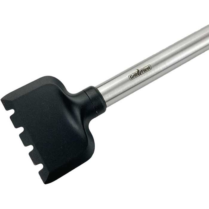 Grillfürst Premium Grill Brush for Cast Iron Grates with Brass Bristles, Cast Iron Care Spray, Special Scraper