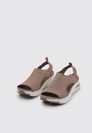 Skechers Arch Fit City Catch – жіночі сандалі, 43 EU, мокка, в'язаний текстиль