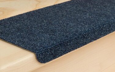 Ramon Rectangular Step Mats by Kettelservice-Metzker - Blue Rubber Stair Treads (No Plastic Corners)