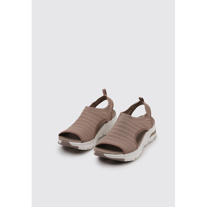 Skechers Arch Fit City Catch – жіночі сандалі, 43 EU, мокка, в'язаний текстиль