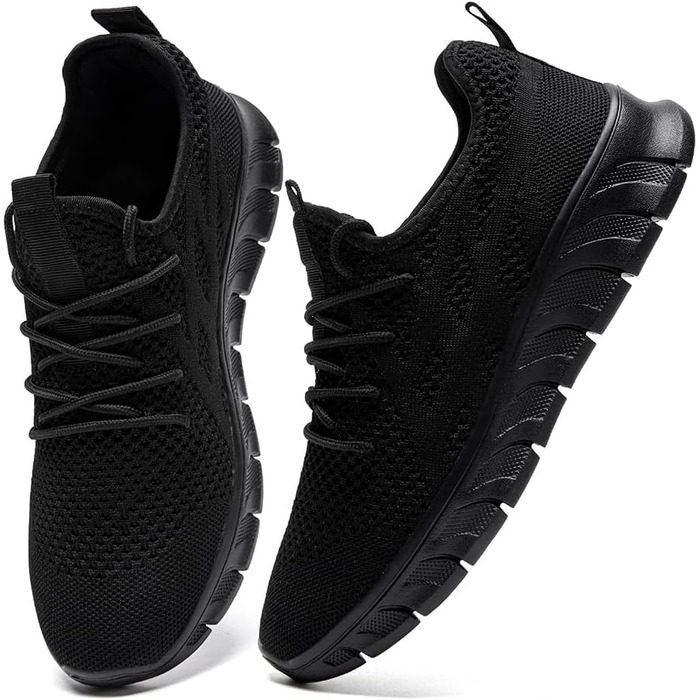 Жіночі кросівки для ходьби, бігу та трекінгу EGMPDA. Легкі, дихаючі, чорні (37 EU)