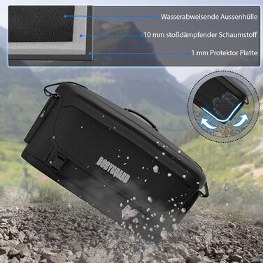 Чохол для камери Bodyguard 4XL – захисний кейс для фотоапаратів з великим відділенням та водонепроникним покриттям