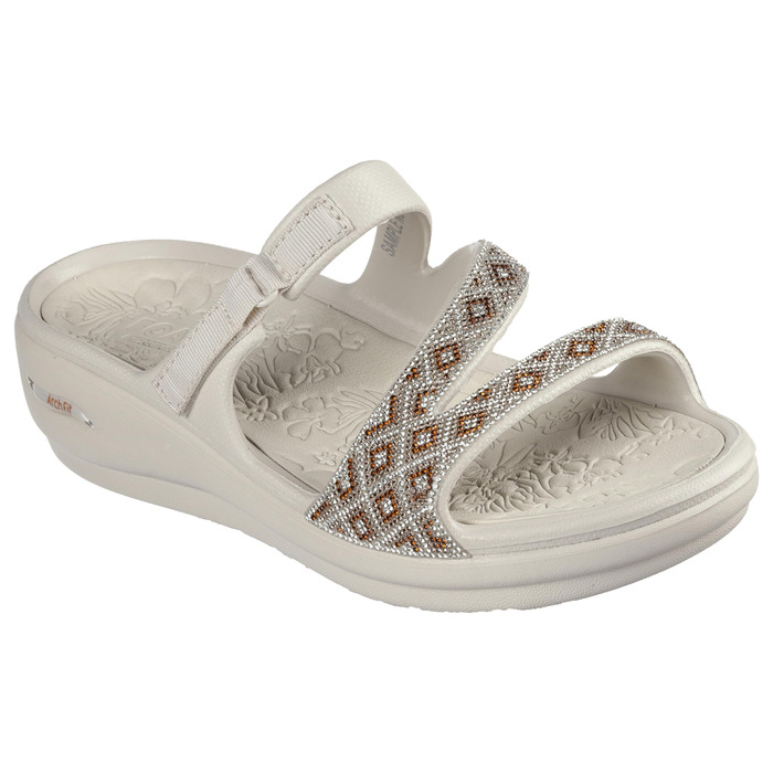 Босоніжки Skechers Arch Fit Ascend - Show Stopper на танкетці, 40 EU, натуральна шкіра