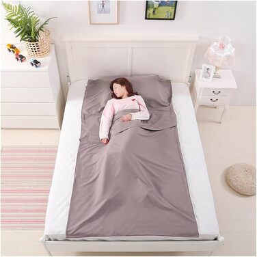 GIJMZY Sleeping Bag Liner Lightweight Sleeping Bag Liner Sleeping Bag Outdoor Camping Hotel Travel Sheet