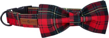 Нашийник для собак Lionet Paws на Halloween з метеликом, бавовна, XL, 34-55 см, для собак