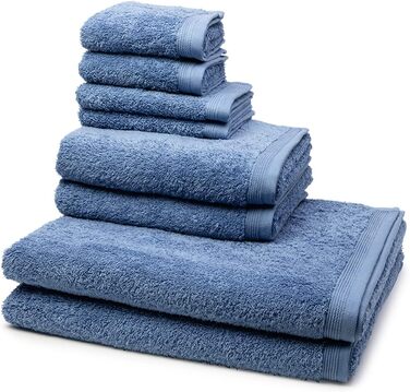 Dove - Super Fluffy - 2 x Soap - 2 x Guest Towel - 2 x Shower Towel - 2 x Hand Towel in a Set - Cotton (8-piece Cashmere Set)