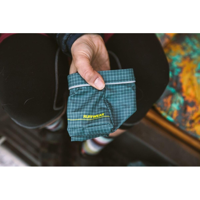 RUFFWEAR Great Basin: Складаний дорожній миска для собак, 1 л, Slate Blue (Small)