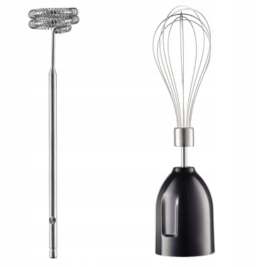 Ручний блендер Adler Europe 1800W, чорний, 20 швидкостей, з чашею 0,7 л