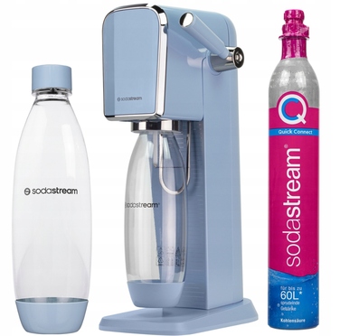Сифонізатор SodaStream Art, синій, 1 л + балон CO2 60 л