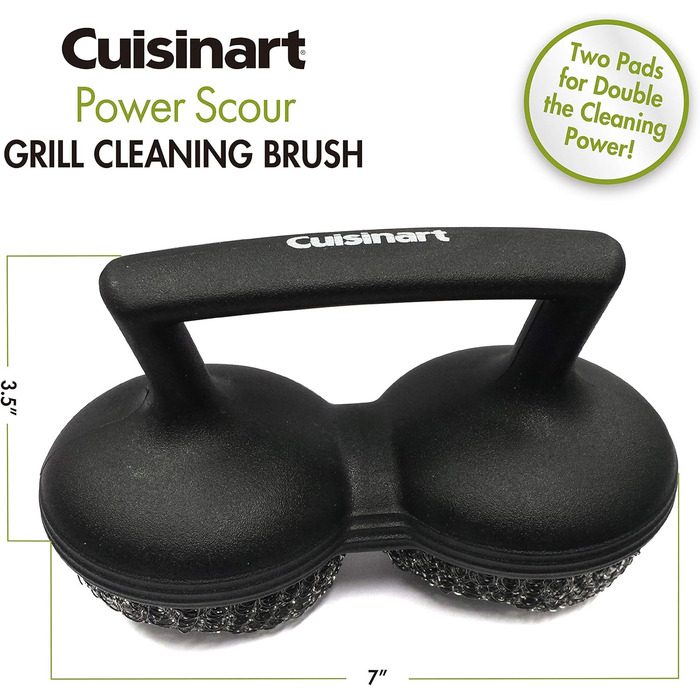 Cuisinart CCB-100 Grill Cleaning Brush with 3 Bristles (Black)