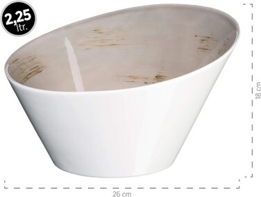 Набір кавових чашок MÄSER Derby Premium для 4 осіб, 4 чашки з блюдцями, порцеляна, сучасний дизайн, пастельні кольори, якість для HoReCa